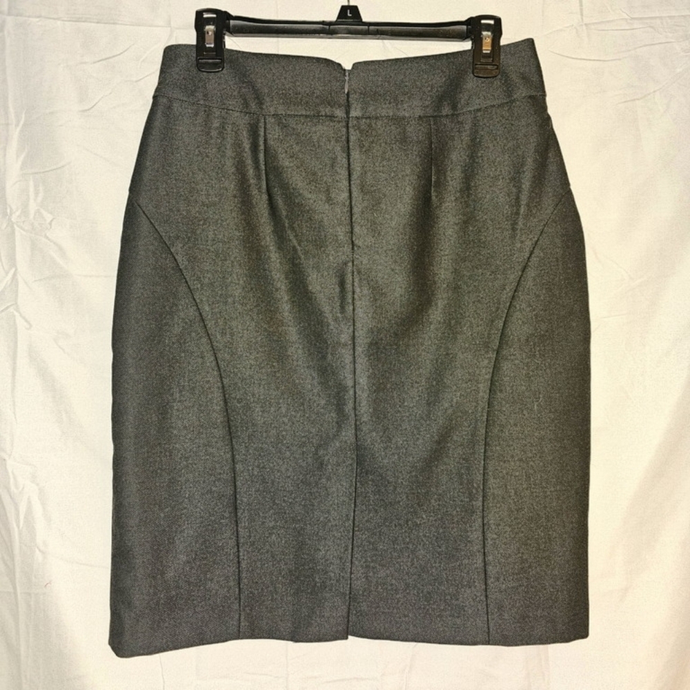 Banana Republic Charcoal Pencil Skirt SZ 6 - Picture 3 of 6
